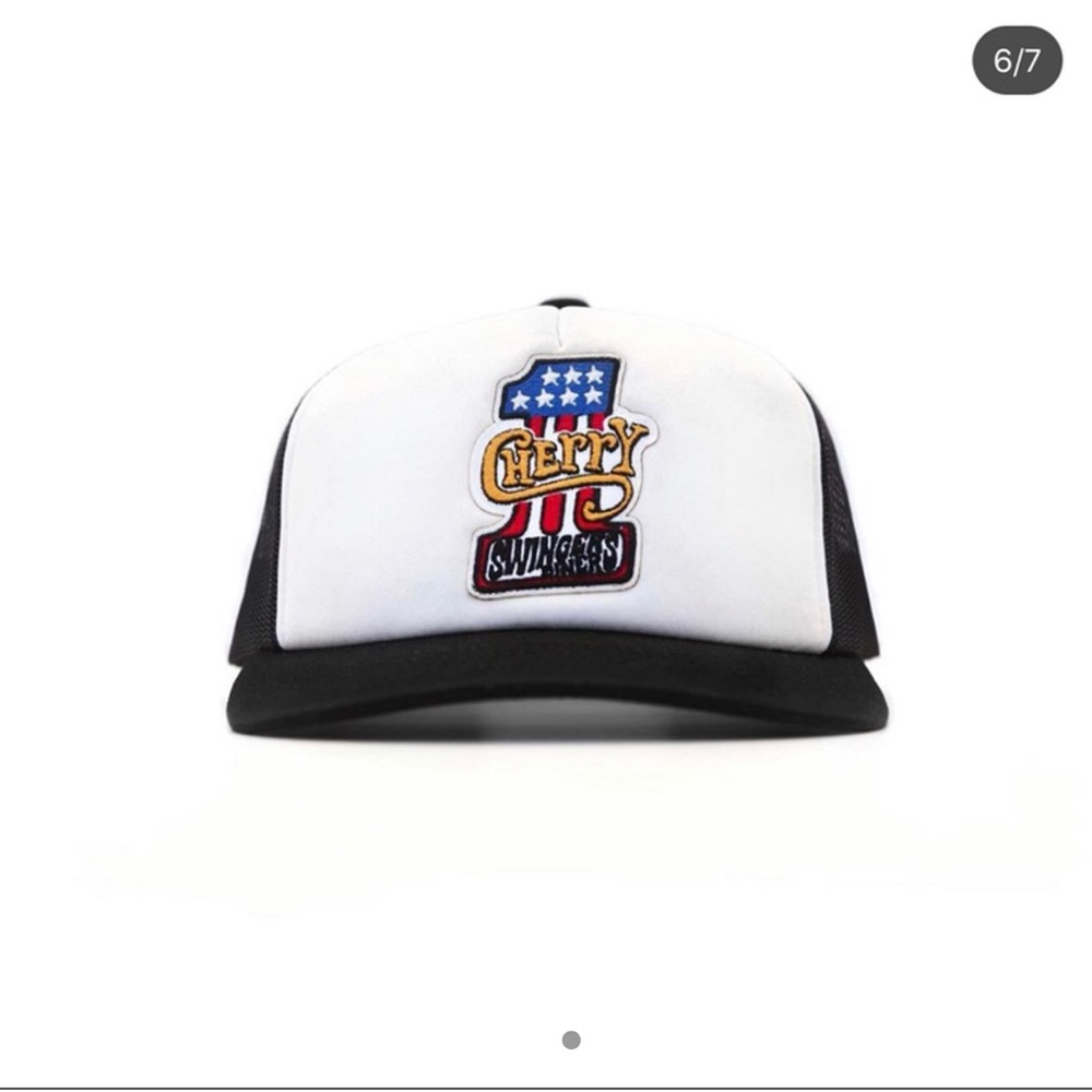 CHERRY LA TRUCKER HAT NWT SOLD OUT